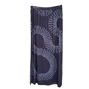 Manaola Hawaii long skirt or dress knit fabric elastic waist XS
